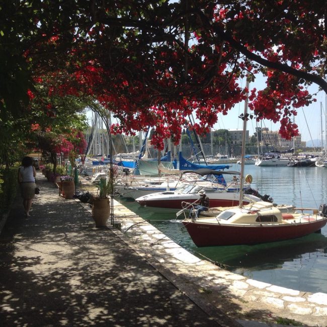 Cycle Corfu Beautiful port